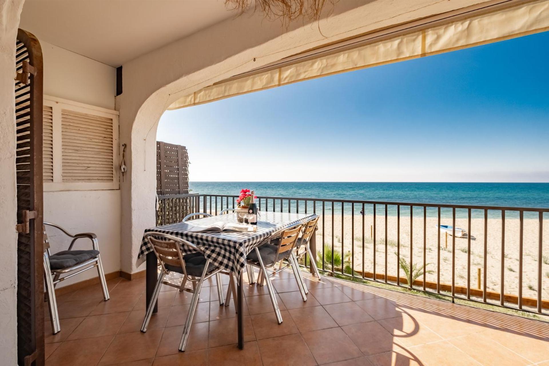 Paraiso frente al mar Apto duplex Coma-ruga Esterno foto